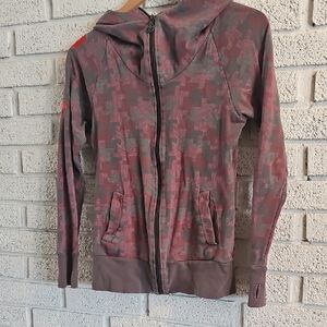 Bench Red and Gray Hoodie